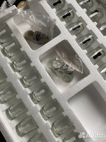 Набор для игры в шахматы рюмками