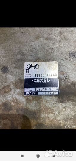 Блок управления двигателе Hyundai porter 1