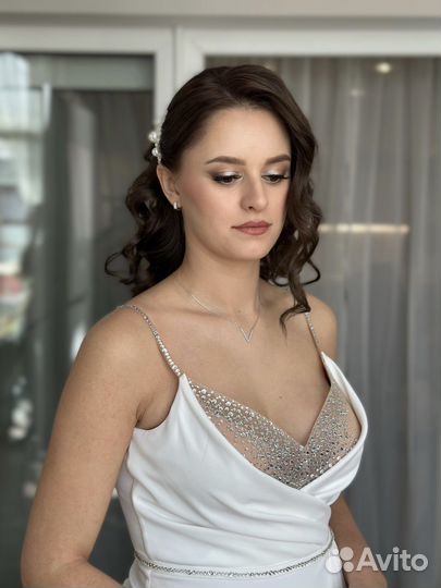 Макияж+локоны, визажист, свадебный стилист