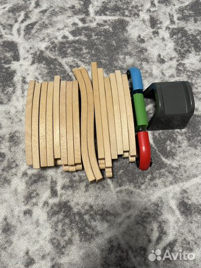Железная дорога IKEA Б/У деревянная 800