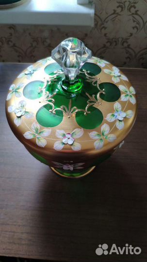 Конфетная чаша Богемия