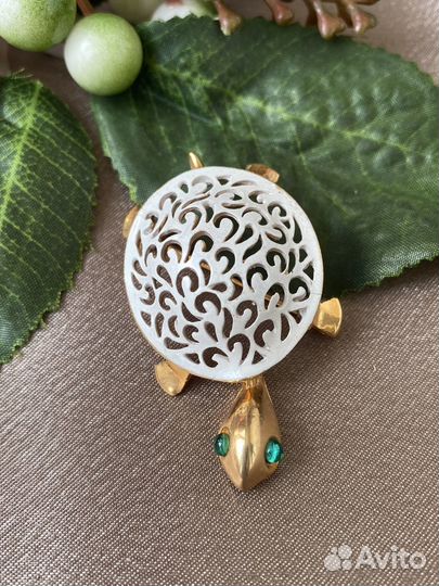 Брошь Черепаха JJ