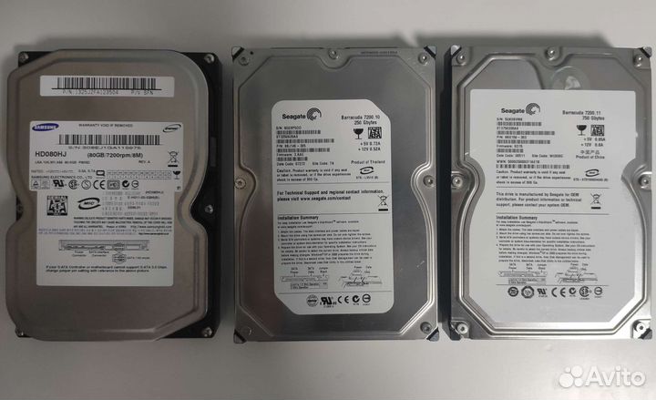 Жесткие диски и боксы под них