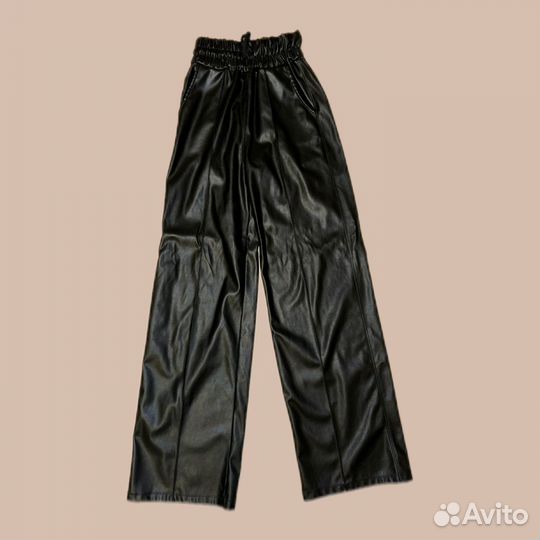 Брюки кожаные
