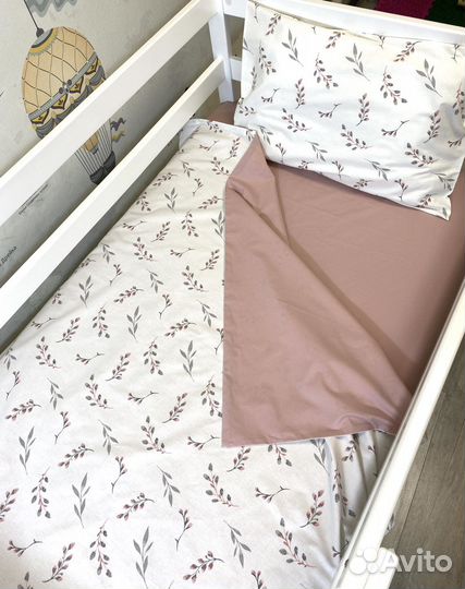 Детское постельное белье пошив на заказ ранфорс