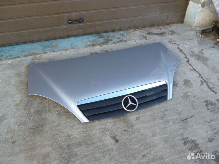 Капот Mercedes-Benz A-class W168 серебристый