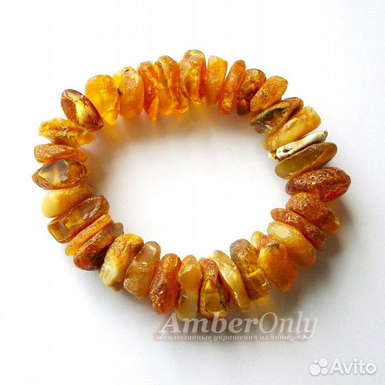 Браслет лечебный из янтаря (арт. 0837)