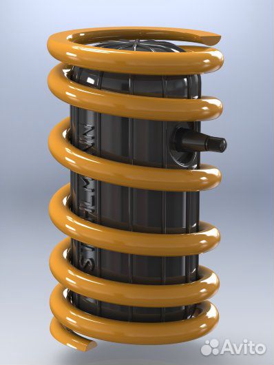 Пневмоподушки в задние пружины Киа Рио II III