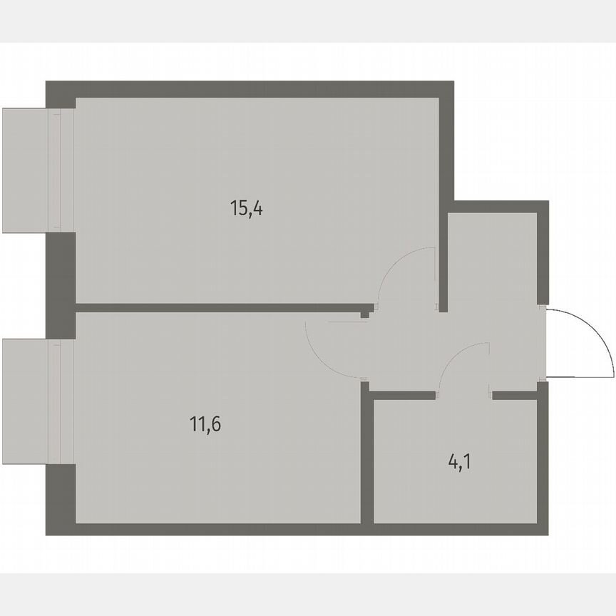 1-к. квартира, 34,9 м², 3/12 эт.