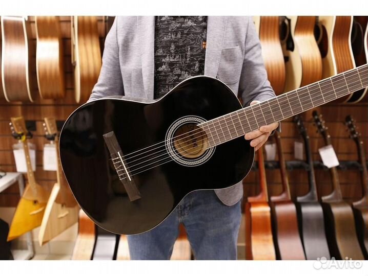 Veston C-45A BK (с анкером) классическая гитара