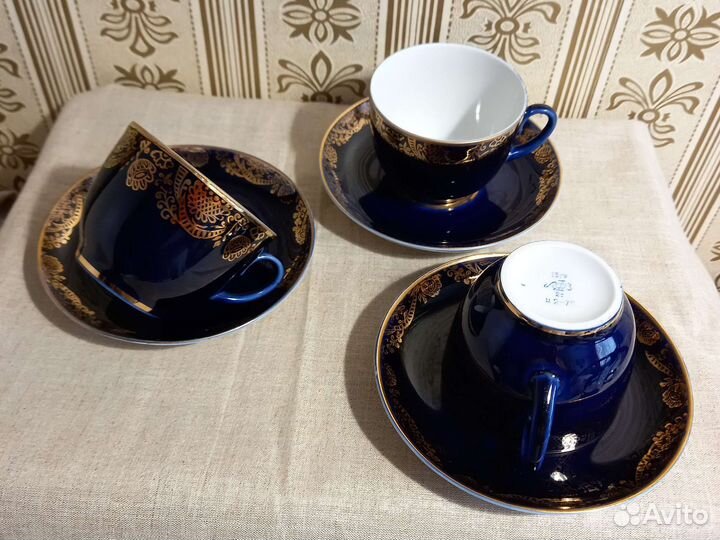 Чайные пары и блюдца. лфз
