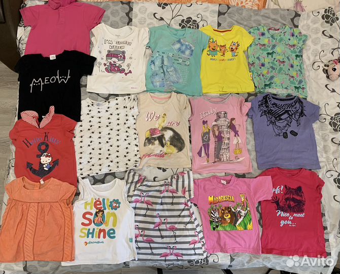 Вещи пакетом для девочки 98 104