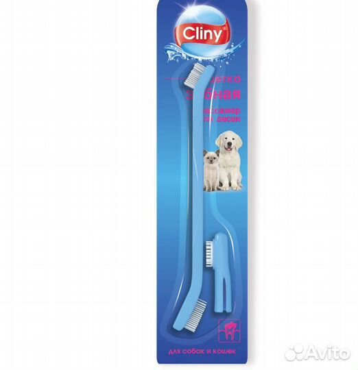 Зубная щетка для собак и кошек