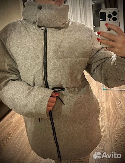 Пуховик женский шерсть