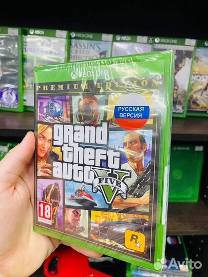 GTA 5 Xbox One новый в плёнке