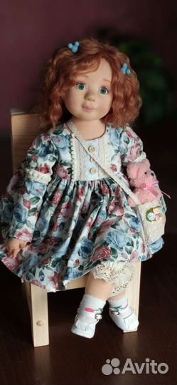 Интерьерная текстильная кукла