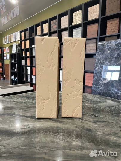 Облицовочный кирпич слоновая кость скала завода жкз