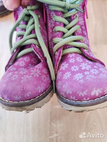 Ботинки демисезонные для девочки 21