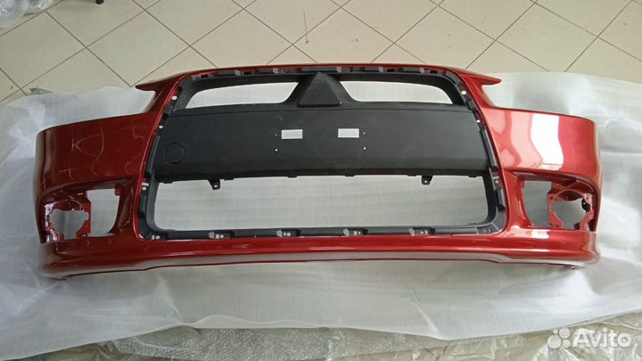 Бампер передний Mitsubishi Lancer X все цвета