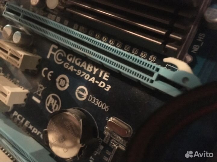 Gigabyte GA-970A-D3 fx 8150 Материнская плата