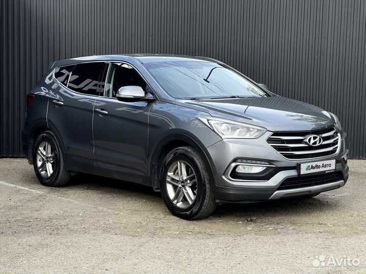 Hyundai Santa Fe 2.2 AT, 2017, 92 000 км