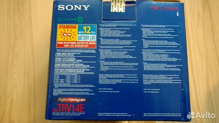 Видеокамера sony