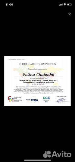 Бизнес коуч