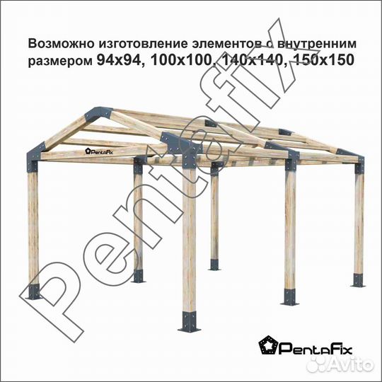 Крепеж для бруса. Конекторы для глэмпинга