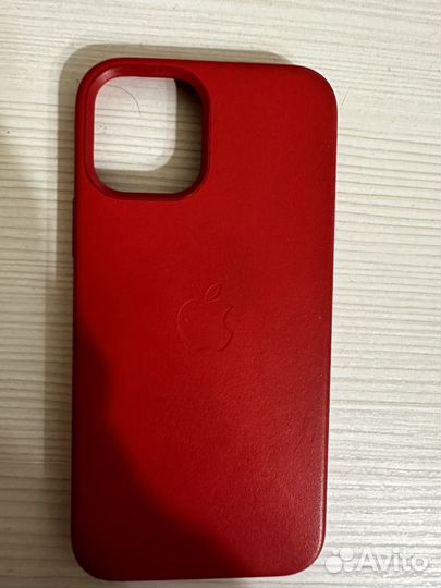 Apple Learher case iPhone 12 red