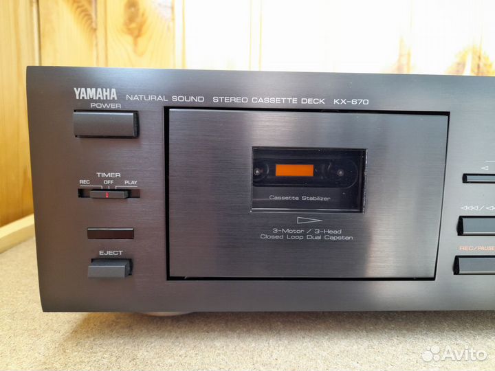 Кассетная дека Yamaha KX-670 (мастеру)