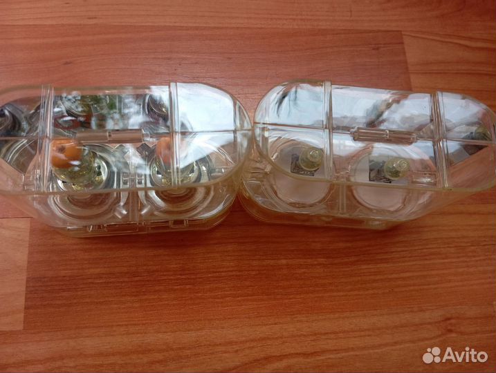 Лампы h4 h3 жёлтые 90/100w 12v