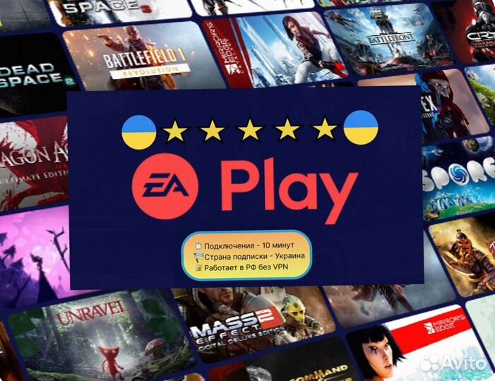 Подписка ps plus delux + ea play Украина (Арт.67892)