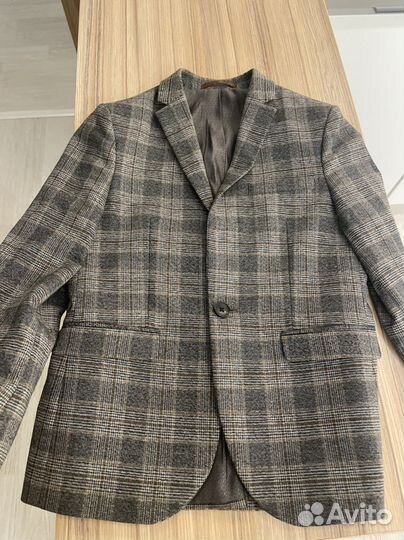 Пиджак next серый 134