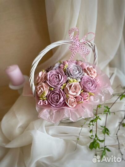 Зефирный букет/ Сьедобный букет