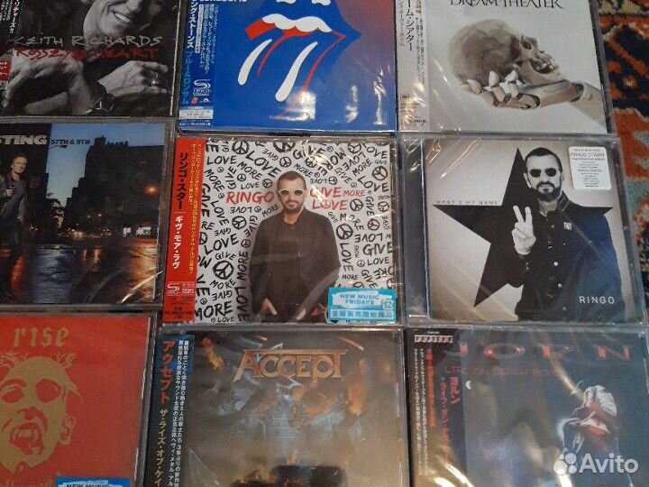 CD Accept, Rolling Stones, Sting, Ringo Starr