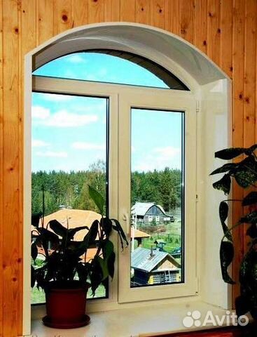 Пластиковые окна на дачу и в дом с отделкой