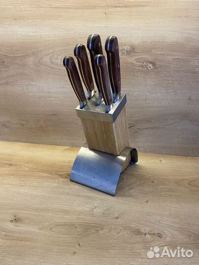 Набор кухонных ножей Borner с подставкой