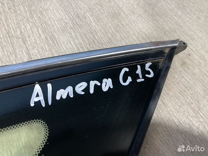 Форточка задняя правая Nissan Almera G15