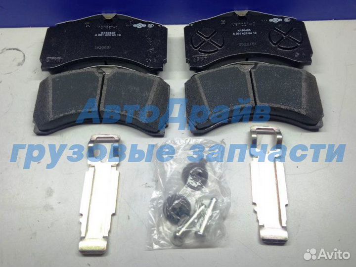 Колодки тормозные задние Mercedes Actros MP4