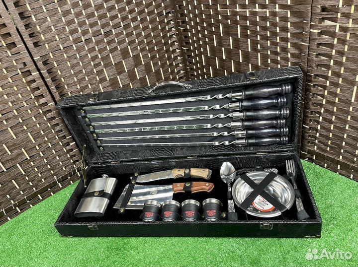 Шашлычный набор в кейсе