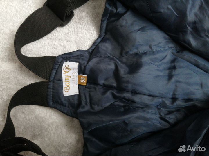 Полукомбинезон 92 утепл бу