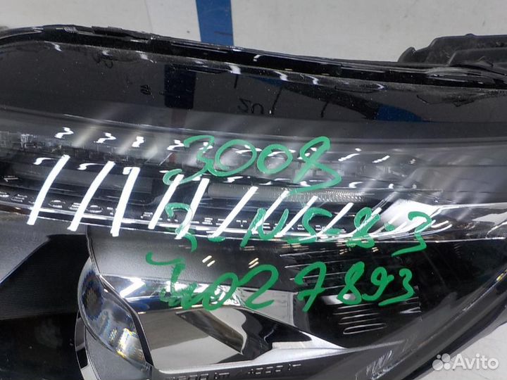 Фара левая Peugeot 3008