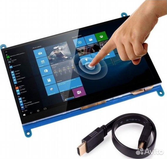 7'' сенсорный LCD монитор 1024x600 (USB, hdmi)