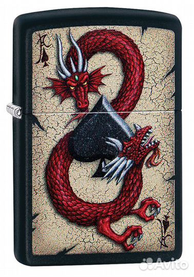 Зажигалка Zippo 29840 Dragon Ace Design Новая