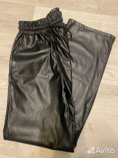 Брюки кожаные