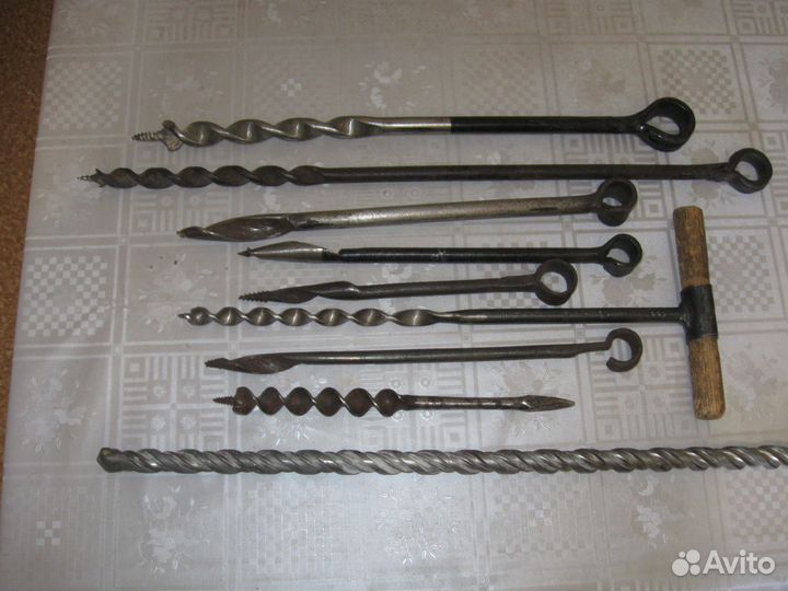 Буравы, конопатки, свёрла