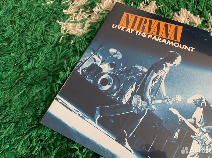 Nirvana Live AT The Paramount orange vinyl lp
