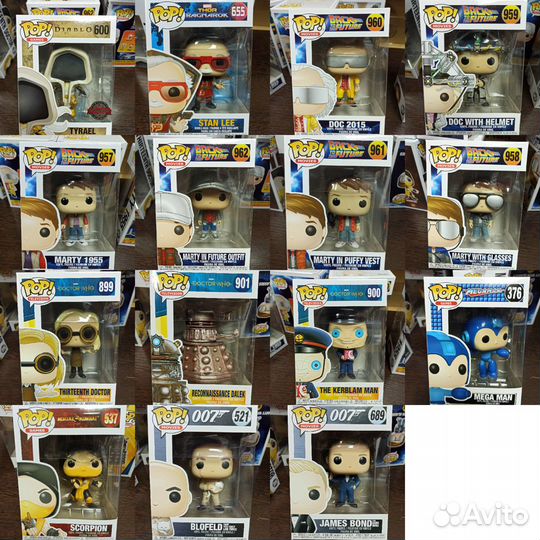 Фигурки Funko POP Tyrael, Stan Lee, Doc, Marty, D