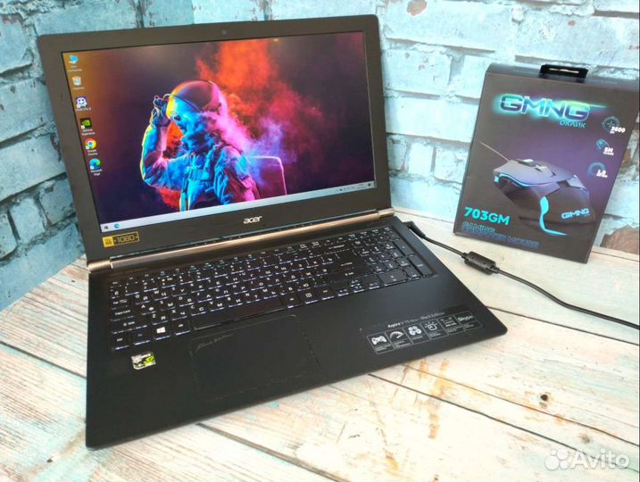 Игровой Acer Nitro на i5-4210H/ RAM 8/ GTX 860M