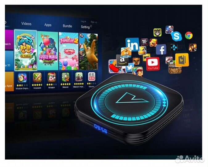 TV BOX тв приставка андройд Vontar H618 4/32-64GB